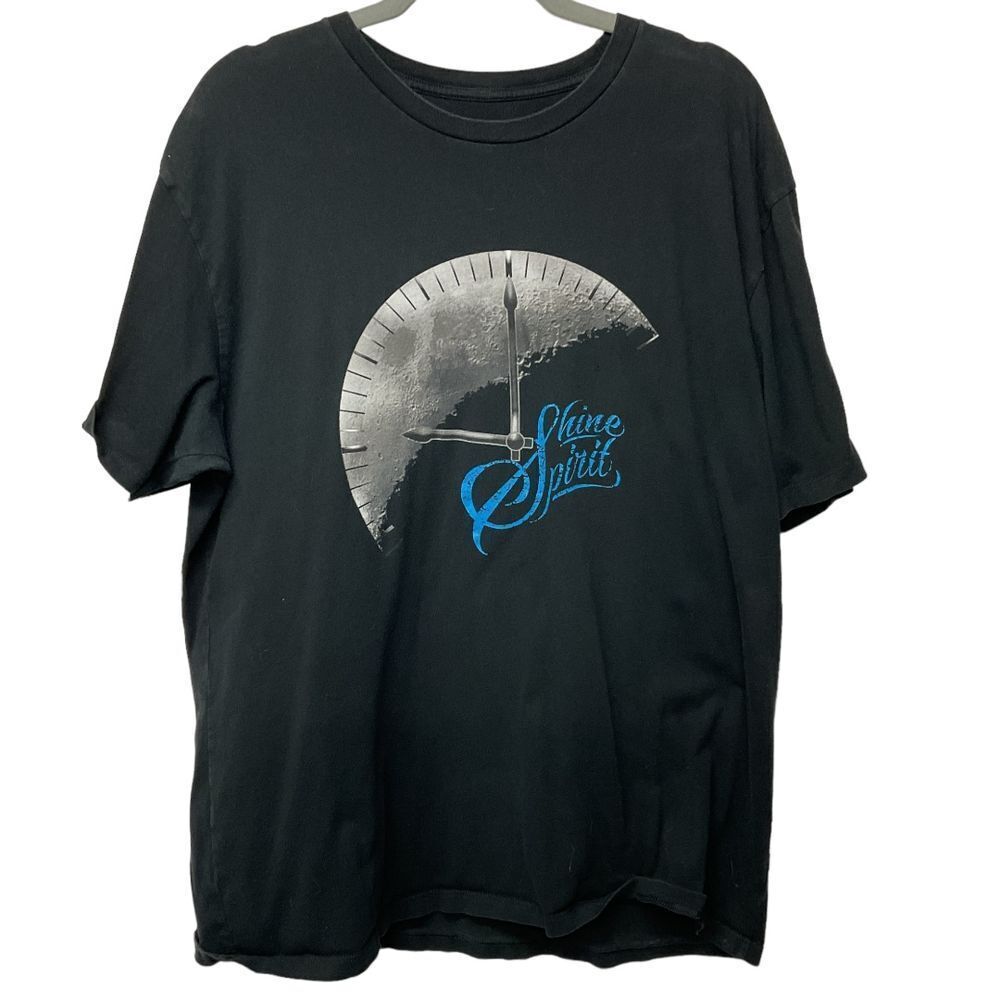 Moon Shine Spirit by Brad Paisley‎ Short Sleeve Graphic T-Shirt Black Size XL